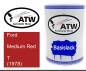 Preview: Ford, Medium Red, T (1978): 500ml Lackdose, von ATW Autoteile West.